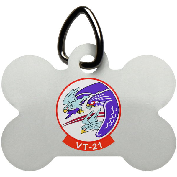 VT 21 1 Pet Tag - Dog Bone