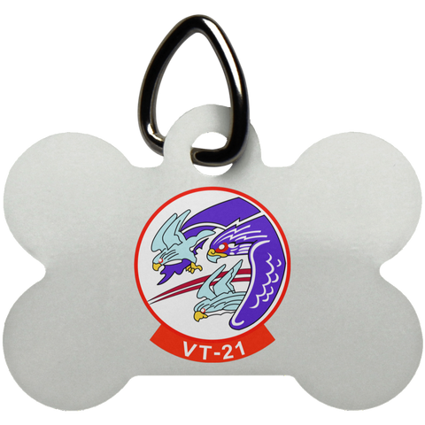 VT 21 1 Pet Tag - Dog Bone