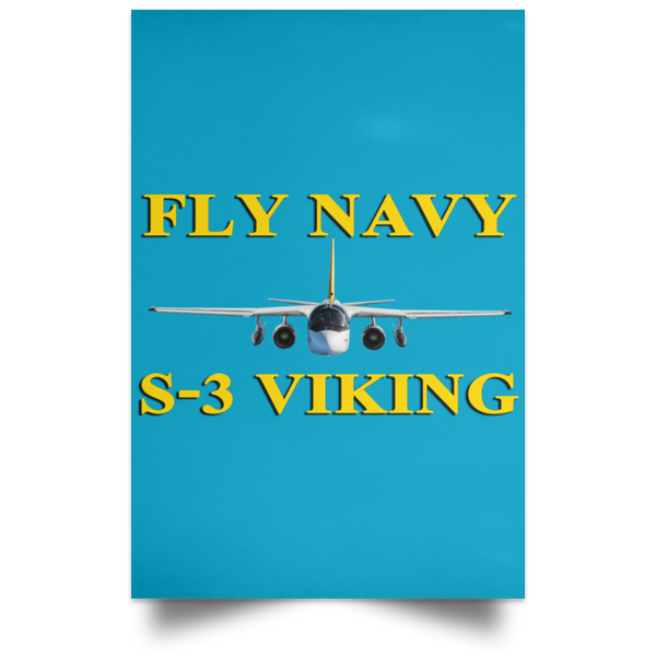 Fly Navy S-3 3 Poster - Portrait