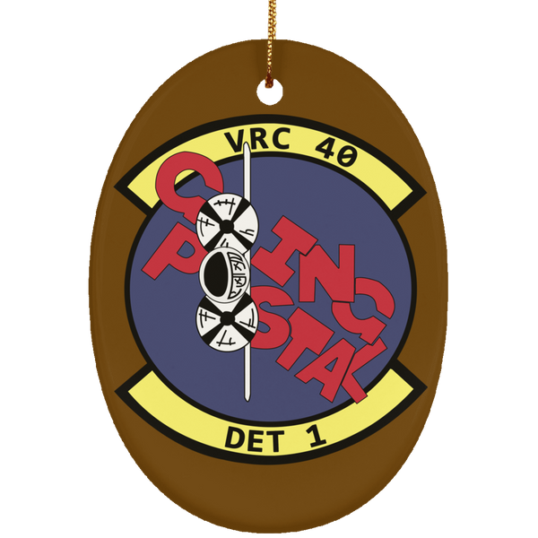 VRC 40 Det 1 1 Ornament Ceramic - Oval