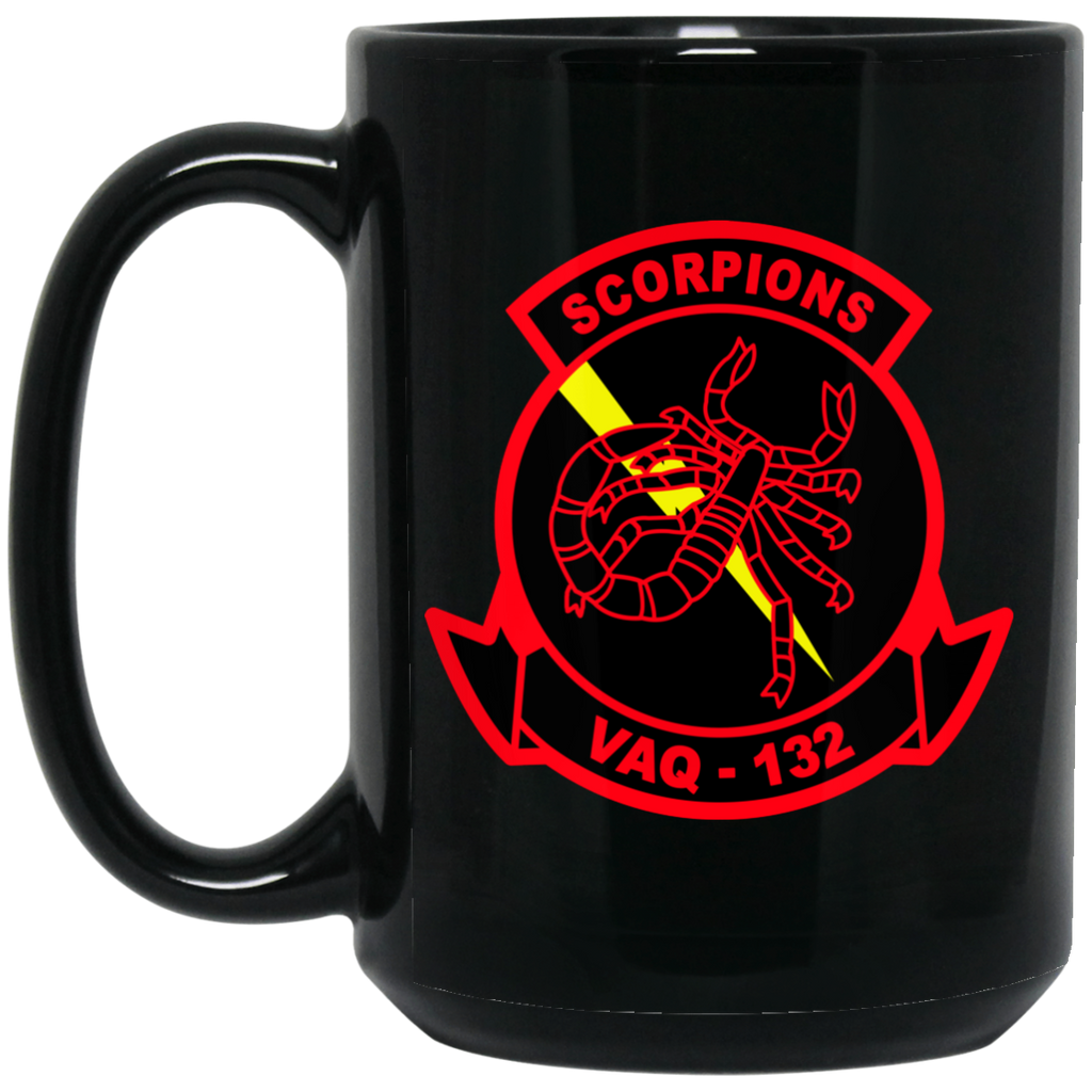 VAQ 132 6 Black Mug - 15oz