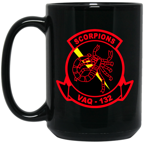 VAQ 132 6 Black Mug - 15oz