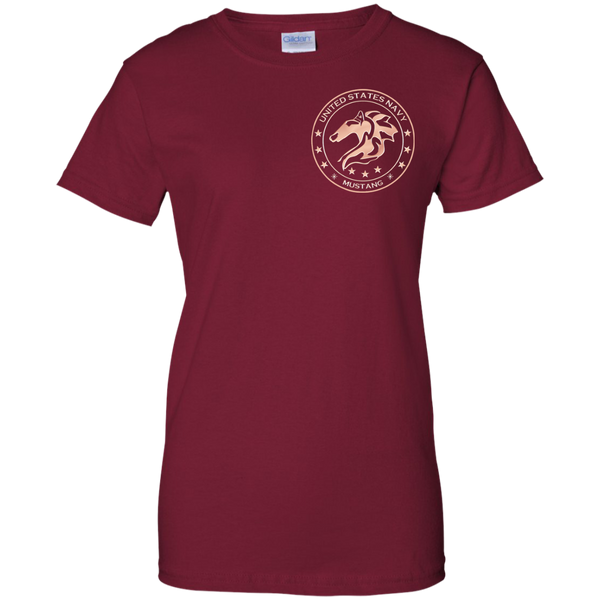 Mustang 8 Ladies Custom Cotton T-Shirt