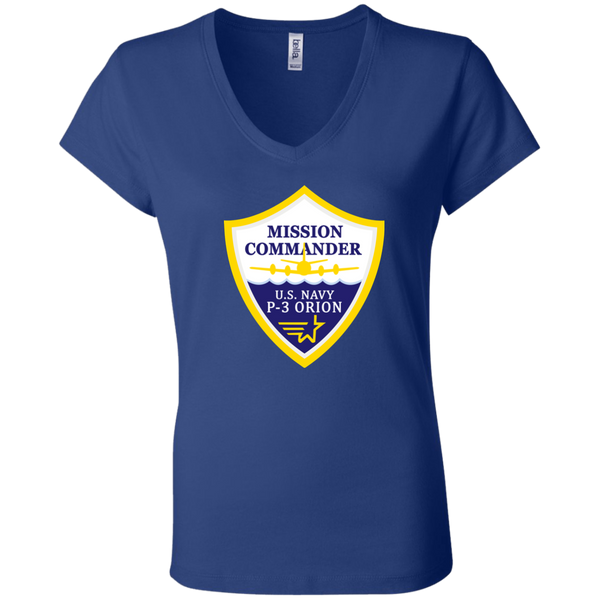 P-3 Orion 3 MC Ladies Jersey V-Neck T-Shirt