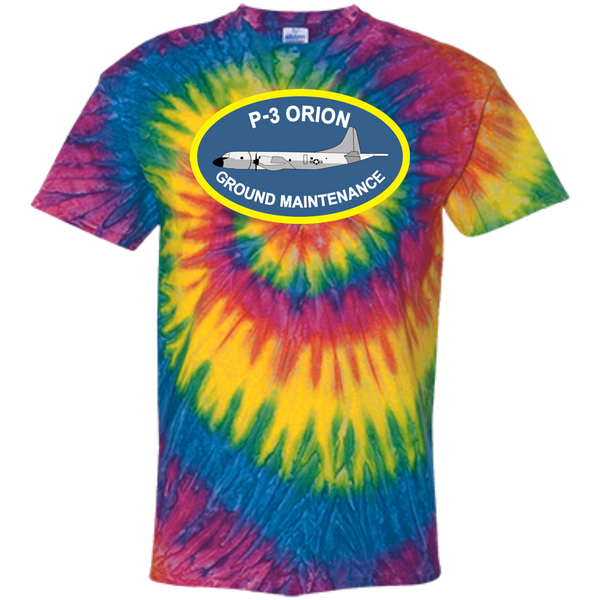 P-3 Orion 4 Ground Maint Cotton Tie Dye T-Shirt