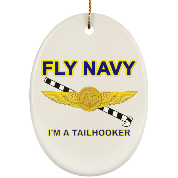 Fly Navy Tailhooker 2 Ornament - Oval