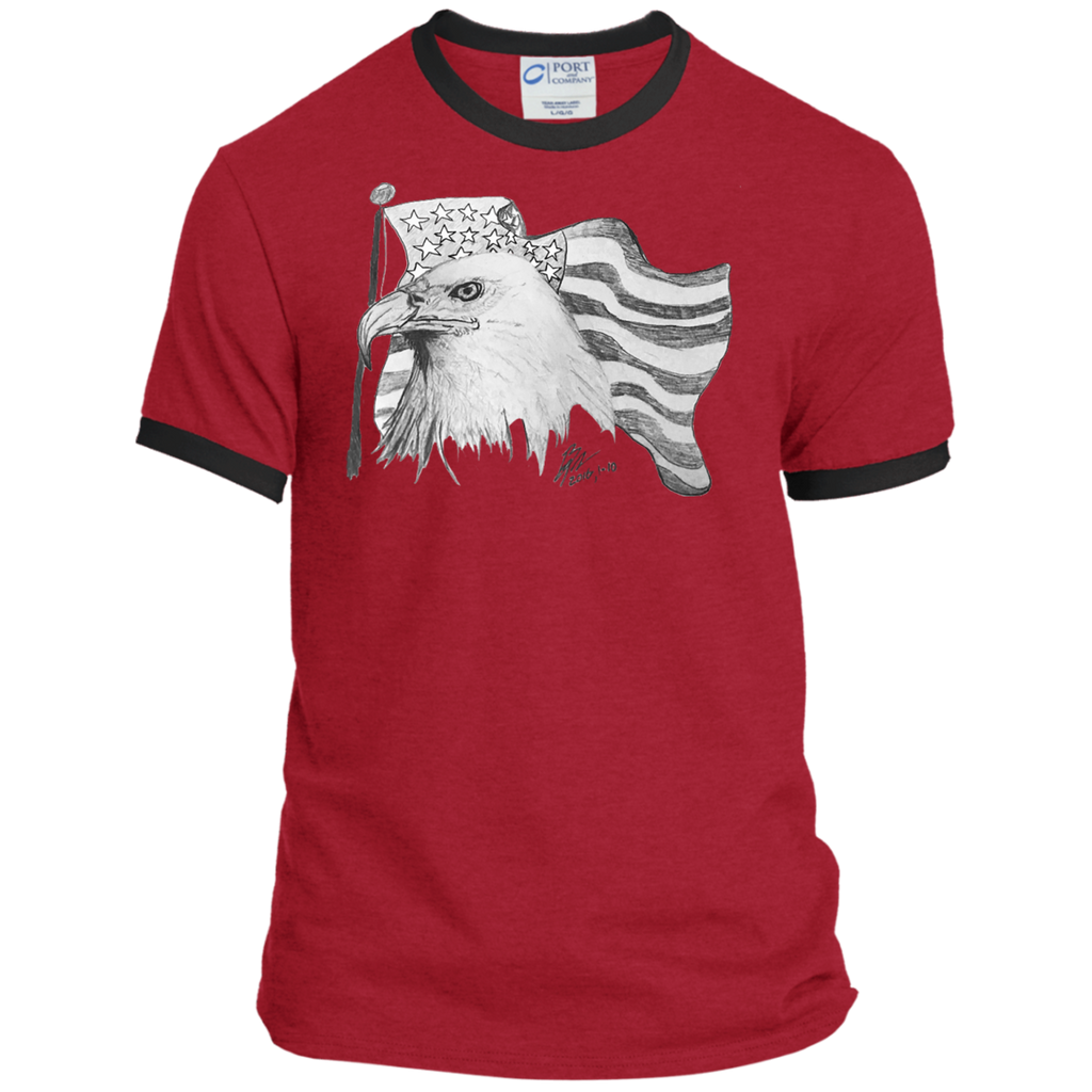Eagle 101 Personalized Ringer Tee