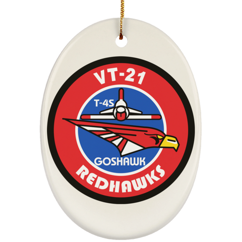 VT 21 8 Ornament Ceramic - Oval