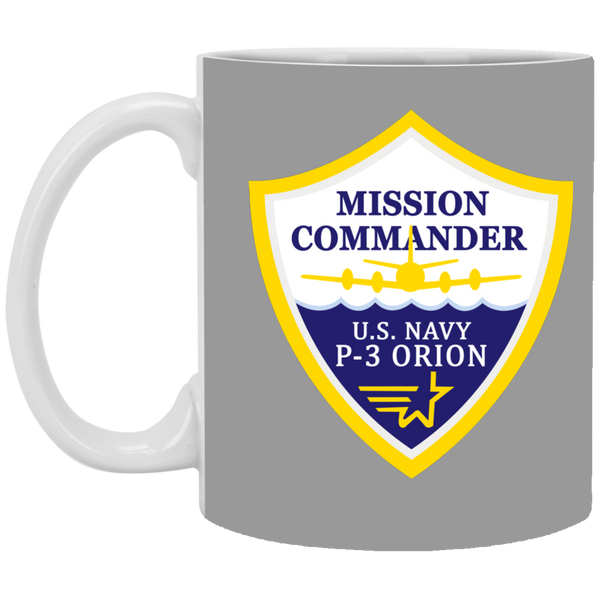 P-3 Orion 3 MC White Mug - 11oz