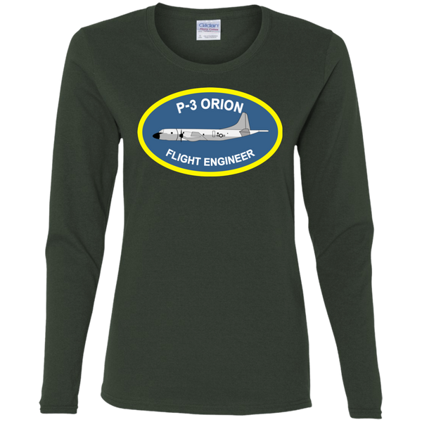 P-3 Orion 4 FE Ladies' Cotton LS T-Shirt