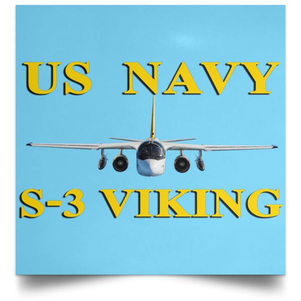 US Navy S-3 3 Poster - Square