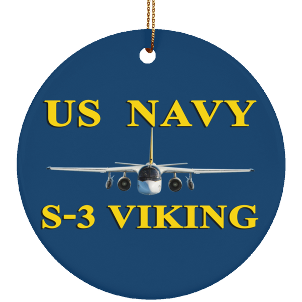 US Navy S-3 3 Ornament – Circle