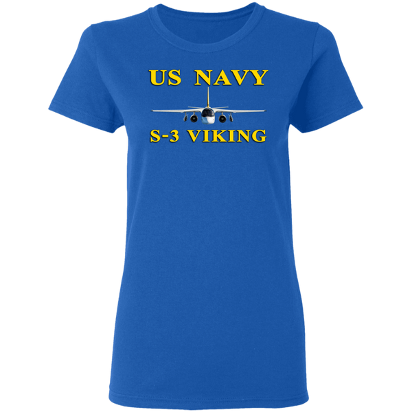 US Navy S-3 3 Ladies' Cotton T-Shirt