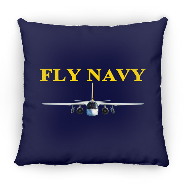 Fly Navy S-3 4 Pillow - Square - 18x18