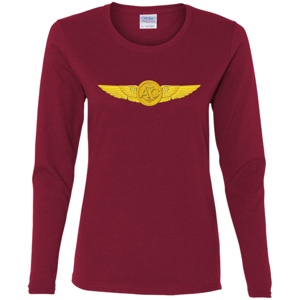 Aircrew 1 Ladies' Cotton LS T-Shirt