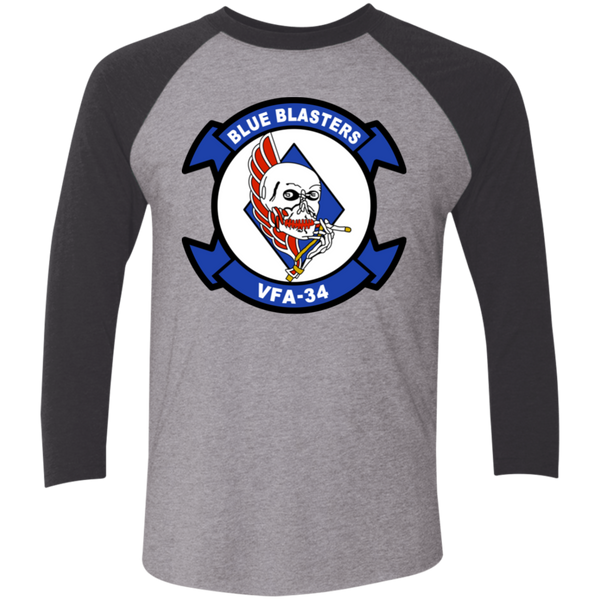 VFA 34 2 Baseball Raglan T-Shirt