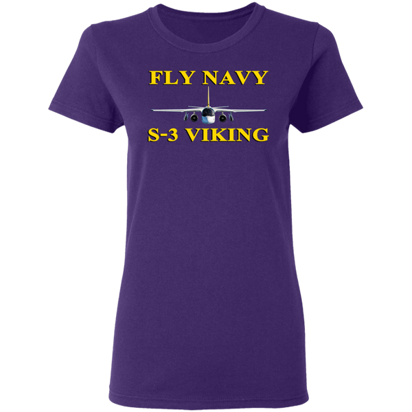 Fly Navy S-3 3 Ladies' Cotton T-Shirt