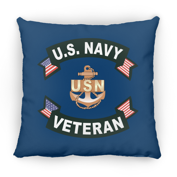 Navy Vet 1 Pillow - Square - 18x18