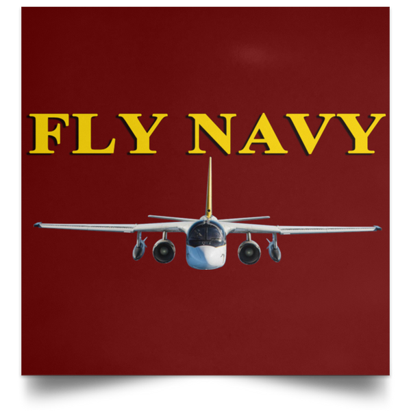 Fly Navy S-3 4 Poster - Square