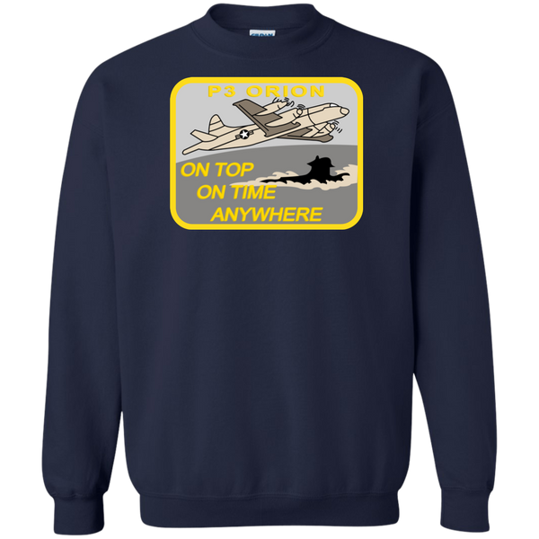 P-3 On Top Crewneck Pullover Sweatshirt