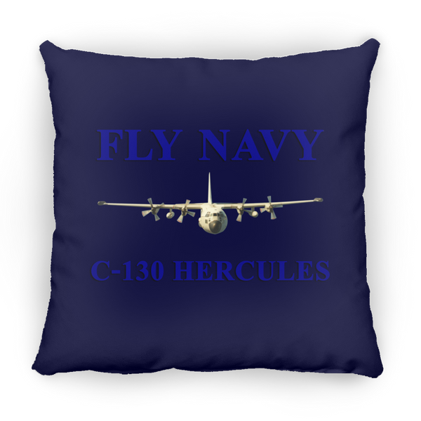 Fly Navy C-130 1 Pillow - Square - 14x14