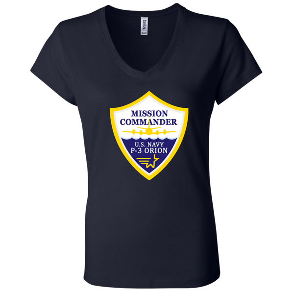 P-3 Orion 3 MC Ladies Jersey V-Neck T-Shirt