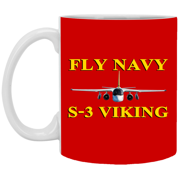 Fly Navy S-3 3 Mug - 11oz