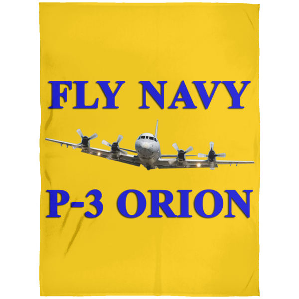 Fly Navy P-3 1 Blanket - Arctic Fleece Blanket 60x80