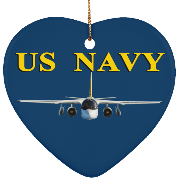 US Navy S-3 4 Ornament - Heart