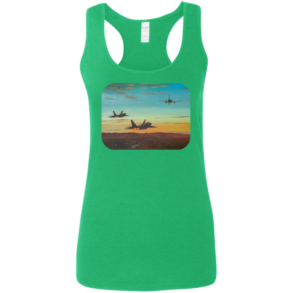 Time To Refuel 2 Ladies' Softstyle Racerback Tank