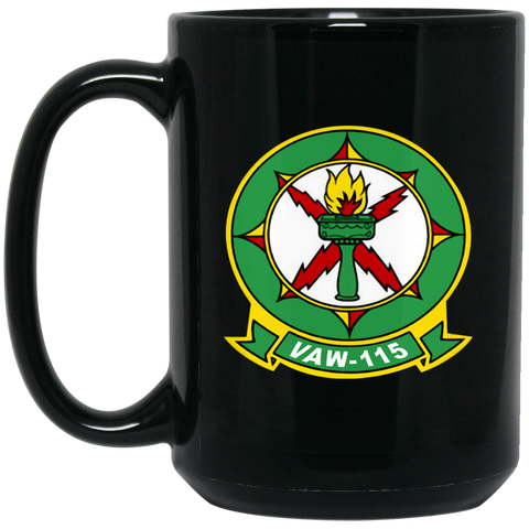 VAW 115 Black Mug - 15oz