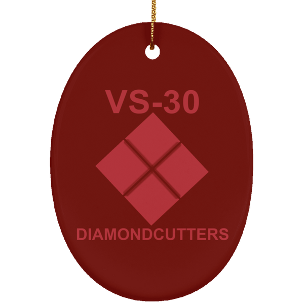 VS 30 3 Ornament Ceramic - Oval