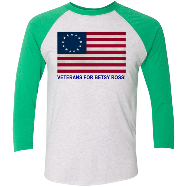 Betsy Ross Vets 1 Baseball Raglan T-Shirt
