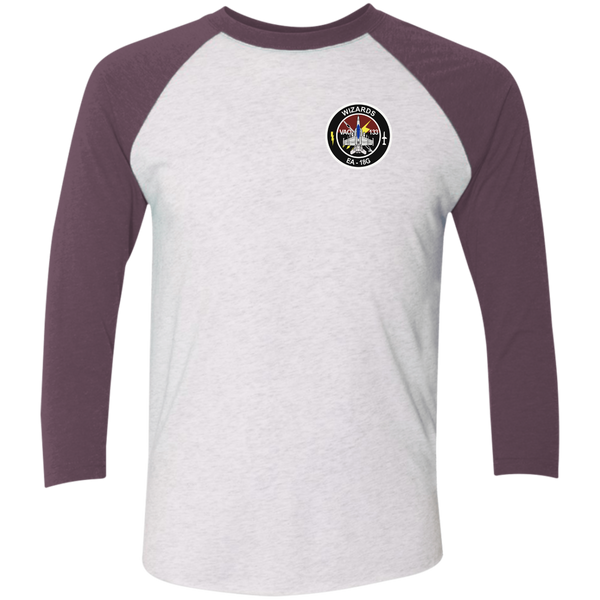 VAQ 133 6c Baseball Raglan T-Shirt