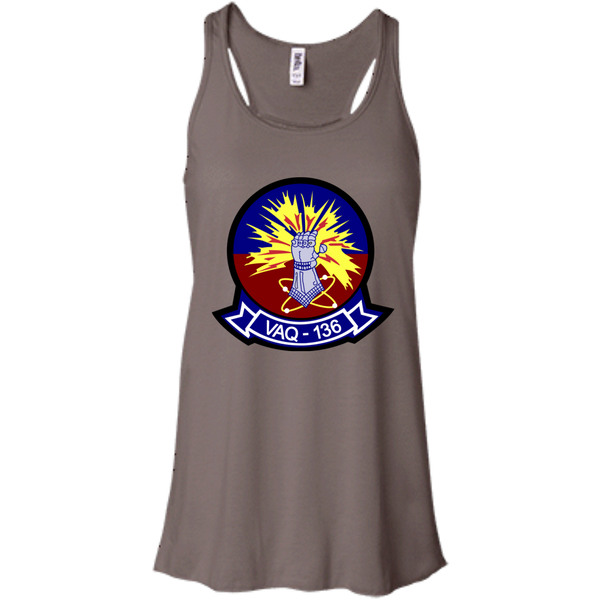 VAQ 136 3 Flowy Racerback Tank