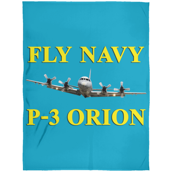 Fly Navy P-3 3 Blanket - Arctic Fleece Blanket 60x80