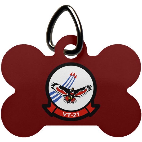 VT 21 5 Pet Tag - Dog Bone