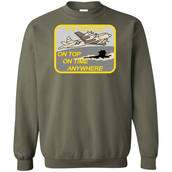 P-3 On Top Crewneck Pullover Sweatshirt