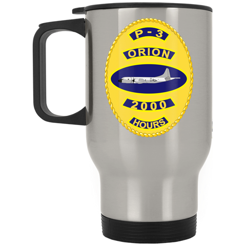 P-3 Orion 10 2000 Silver Stainless Travel Mug