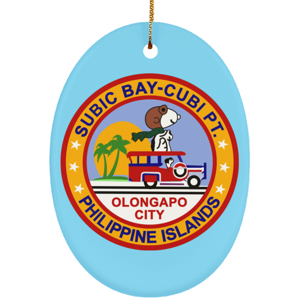 Subic Cubi Pt 01 Ornament - Oval