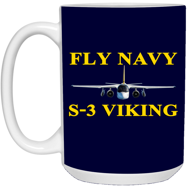 Fly Navy S-3 3 Mug - 15oz