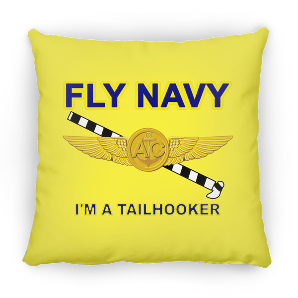 Fly Navy Tailhooker 2 Pillow - Square - 18x18