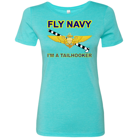Fly Navy Tailhooker Ladies' Triblend T-Shirt