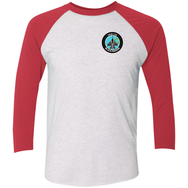 VAQ 135 5c Baseball Raglan T-Shirt