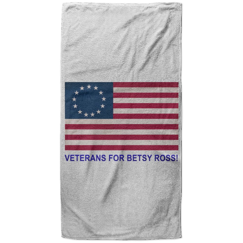 Betsy Ross Vets 1 Beach Towel - 37x74