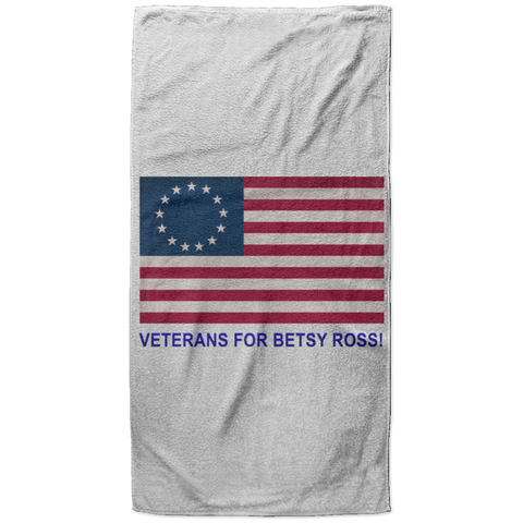 Betsy Ross Vets 1 Beach Towel - 37x74
