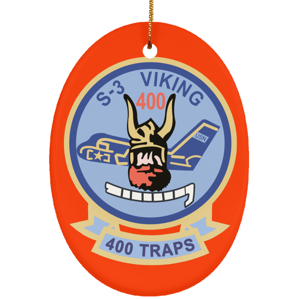 S-3 Viking 6 Ornament - Oval