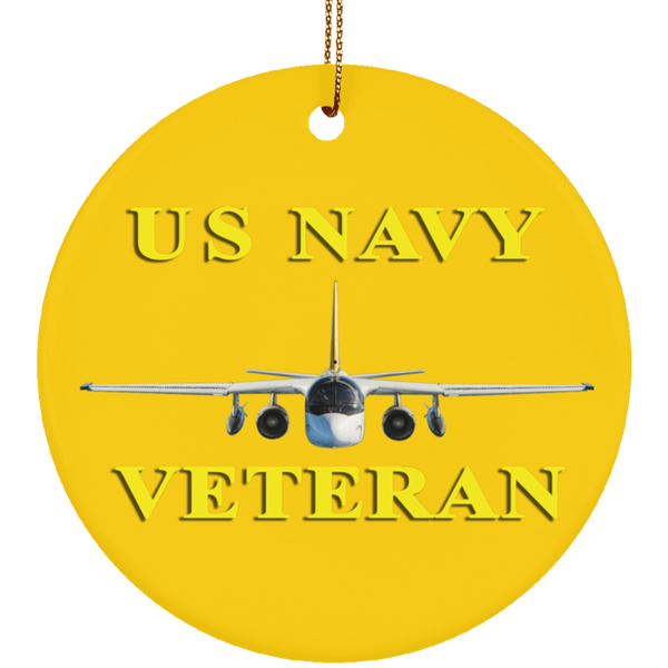 Navy Vet 3 Ornament - Circle