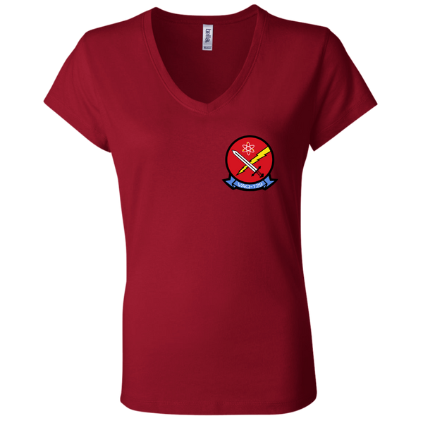 VAQ 129 1a Ladies Jersey V-Neck T-Shirt