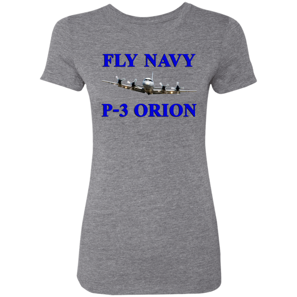 Fly Navy P-3 1 Ladies' Triblend T-Shirt